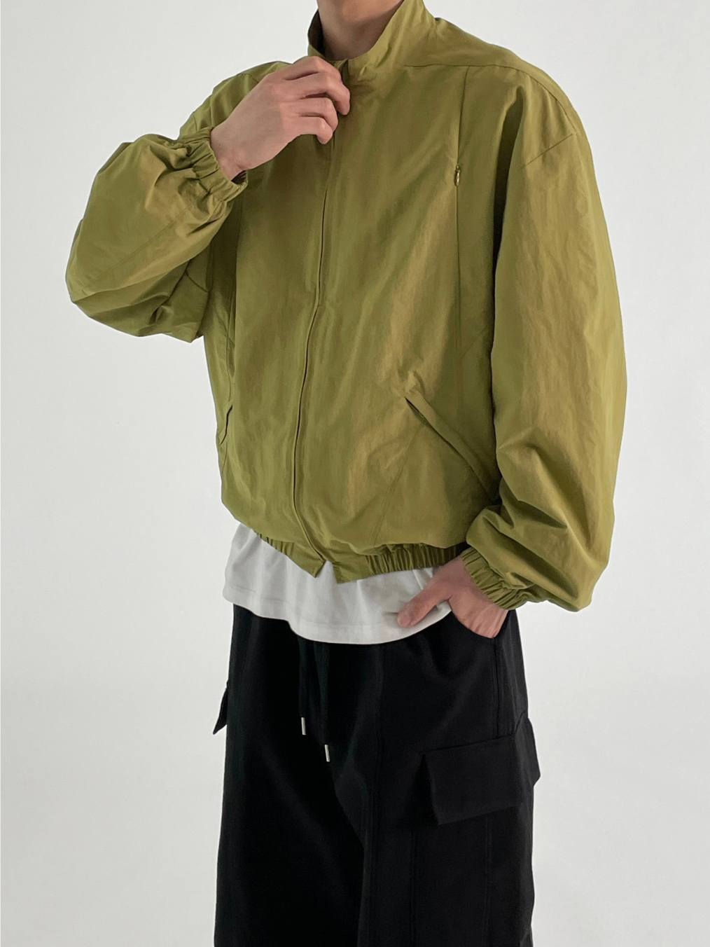 재킷 모델 착용 이미지-S1L52